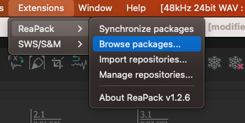 Passo 3: Abra o Browse packages